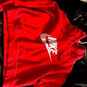 Nike crop top hoodie
